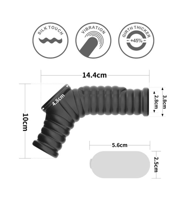 Lovetoy Wave Vibrating Penis Scrotum Sleeve - Image 3