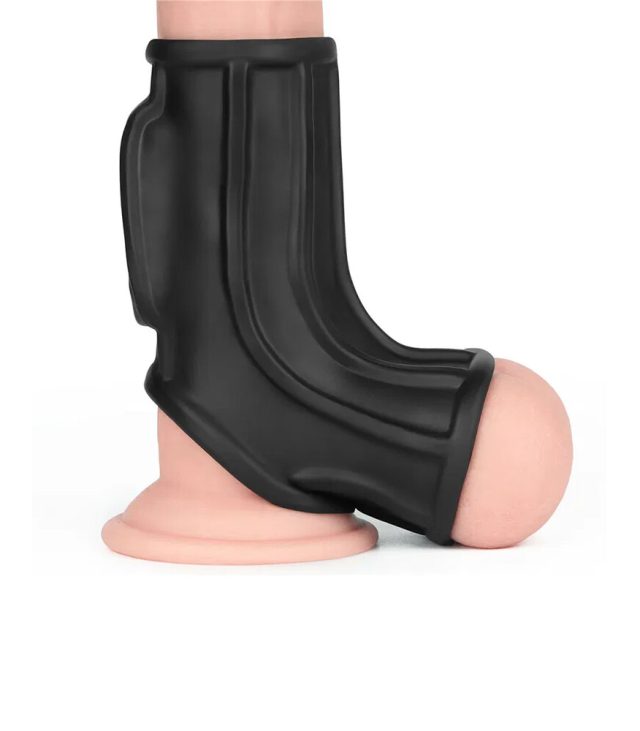 Lovetoy Ridge Vibrating Penis Scrotum Sleeve