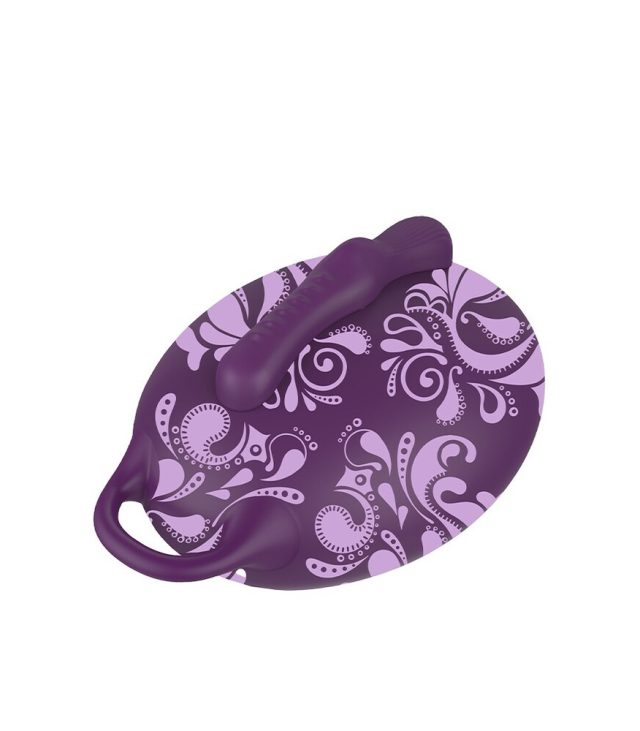 Bouncy Bliss Sit On Vibrator Purple