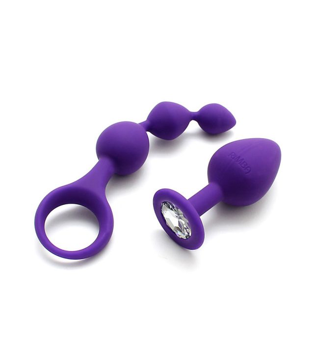 Barcelona Purple Anal Pleasure Play Set - Image 2