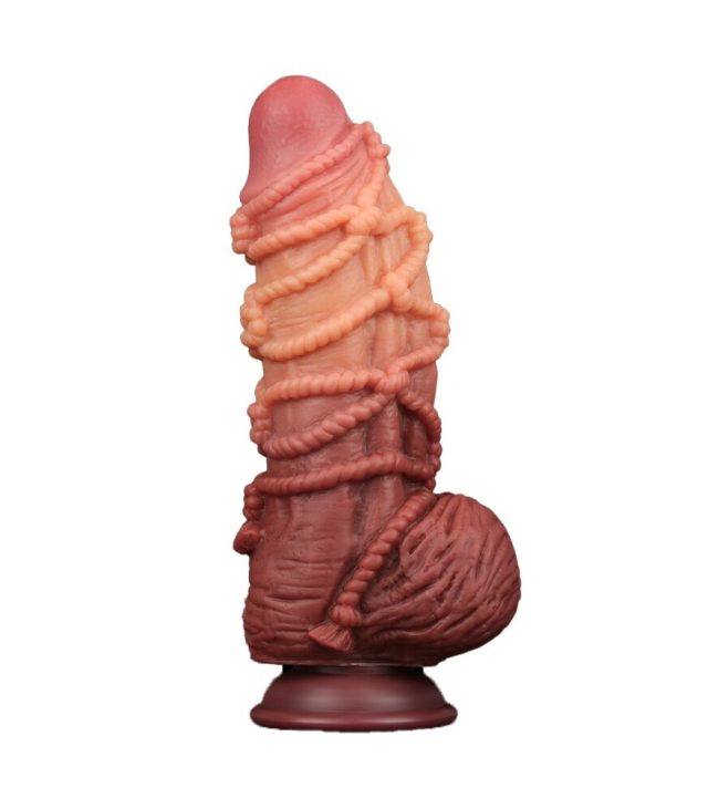 Lovetoy Extreme Dildo With Rope Pattern