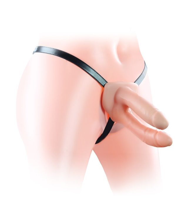 Lovetoy Unisex Hollow Double Strap On 6 Inch