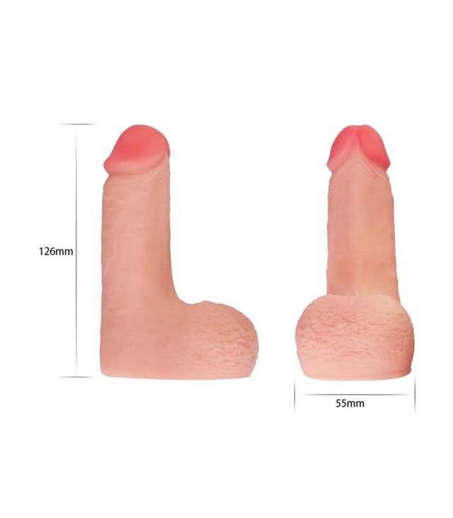 Lovetoy Skinlike Limpy Cock 5 Inches Flesh Pink - Image 3