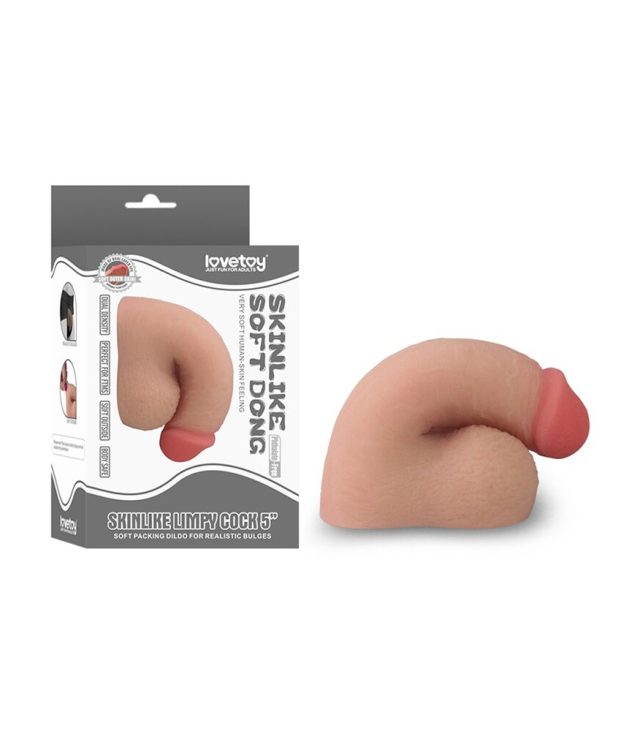 Lovetoy Skinlike Limpy Cock 5 Inches Flesh Pink - Image 4