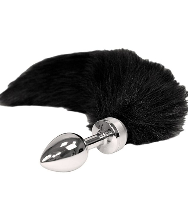 Small Butt Plug With Black Tail