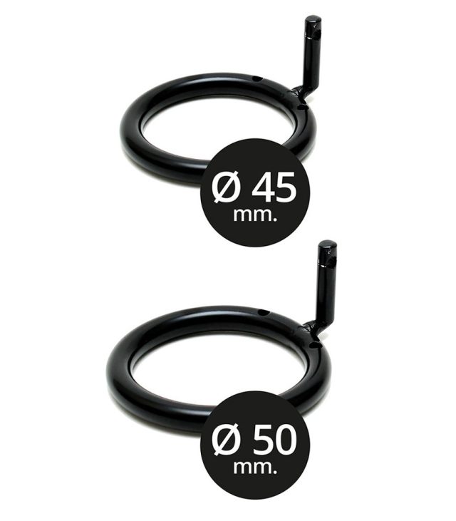 Opening Metal Male Chastity Device With 2 Padlocks - Image 4