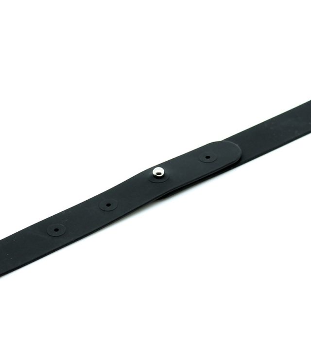 Black Silicone Slave Collar - Image 4