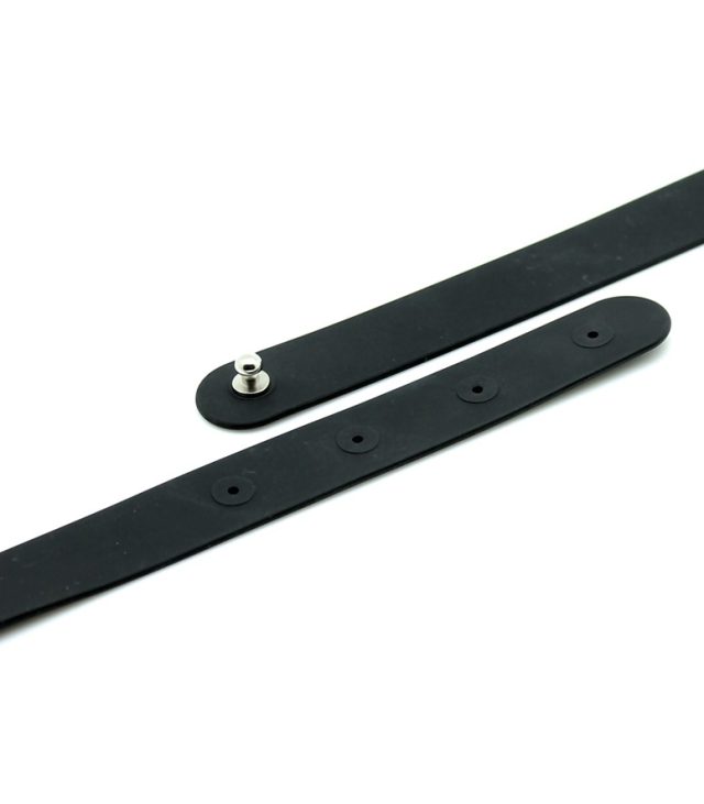 Black Silicone Submissive Collar - Image 4