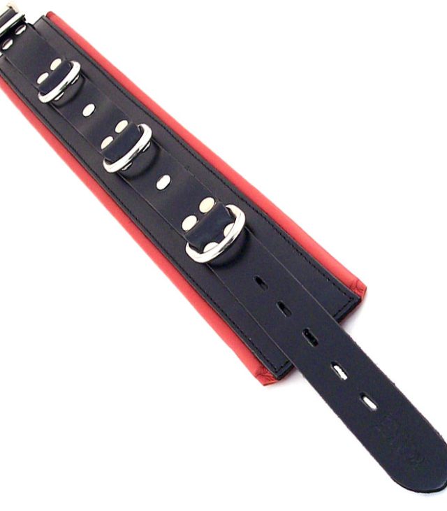 Rouge Garments Black And Red Padded Collar