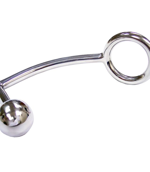 Rouge Stainless Steel Cock Ring With Anal Probe - Image 2