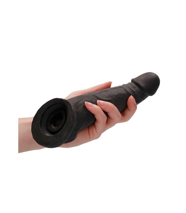 RealRock 8 Inch Penis Sleeve Black - Image 4