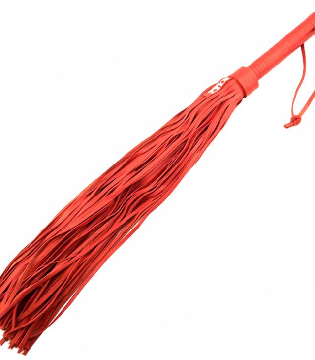 Rouge Garments Large Red Leather Flogger