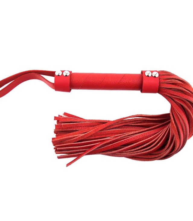 Rouge Garments Red Leather Flogger