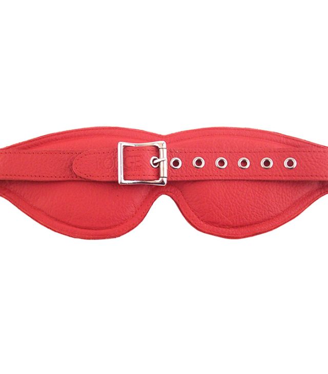 Rouge Garments Large Red Padded Blindfold - Image 2