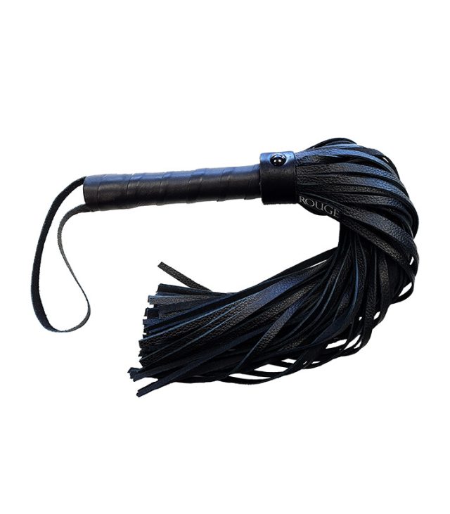 Rouge Garments Plain Black Flogger