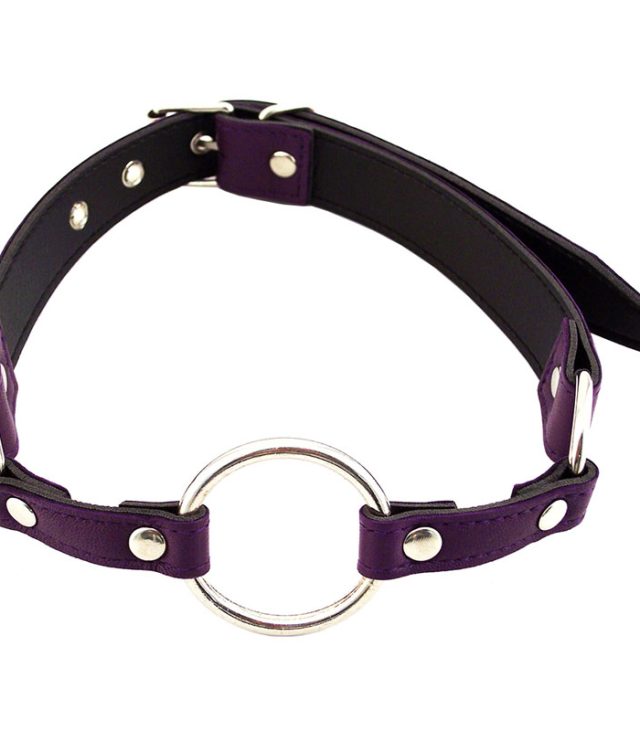 Rouge Garments O Ring Gag Purple