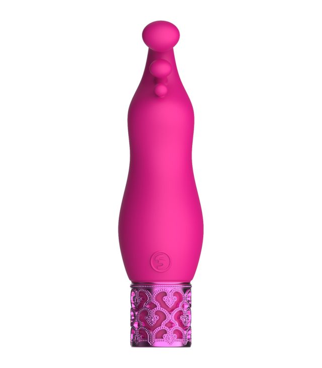 Royal Gems Exquisite Rechargeable Silicone Bullet Pink - Image 2