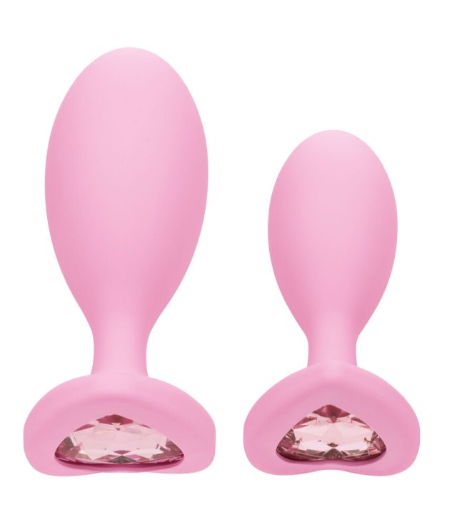 First Time Crystal Booty Duo Butt Plugs