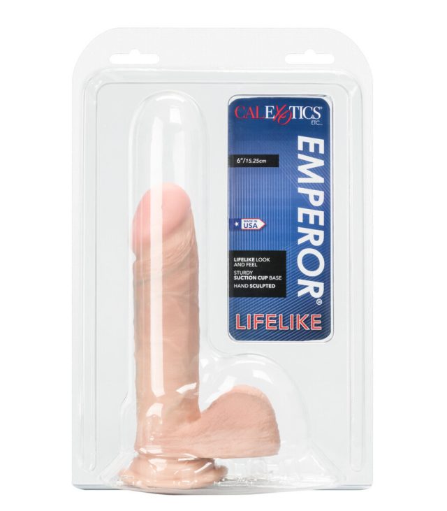 Emperor 6 Inch Life Like Dildo Ivory - Image 4