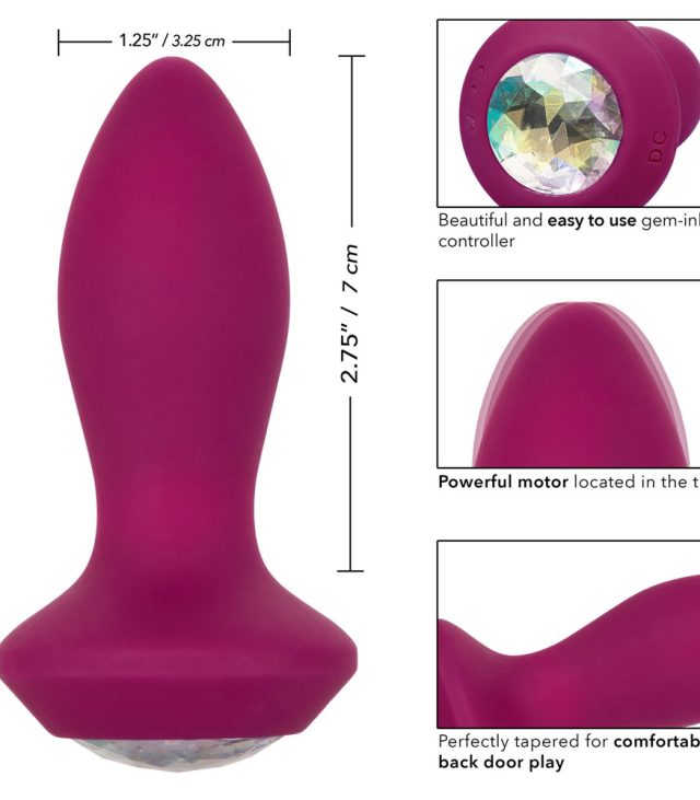 Power Gem Butt Plug Vibrating Crystal Probe PETITE - Image 4