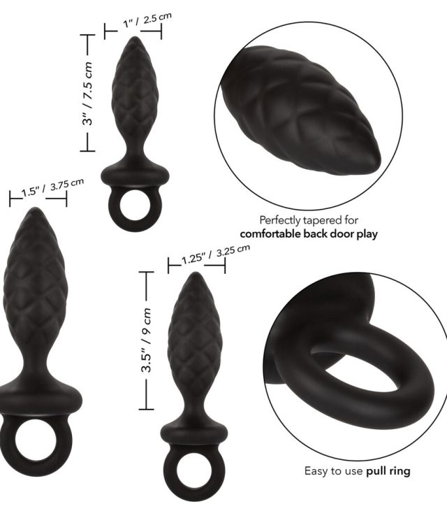 3 Piece Silicone Anal Probe Kit - Image 2