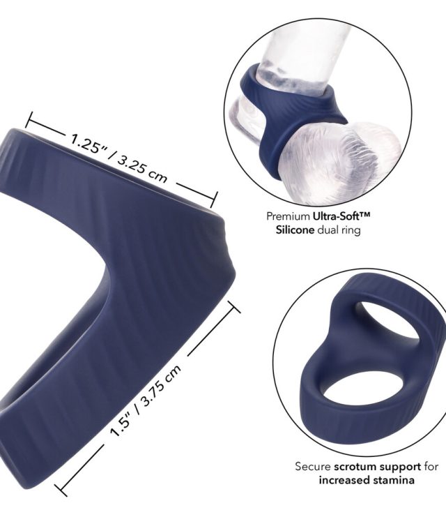 Viceroy Max Dual Silicone Cock Ring - Image 2