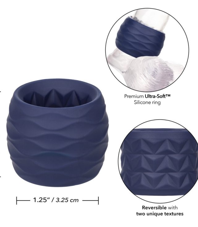 Viceroy Reverse Endurance Silicone Cock Ring - Image 2