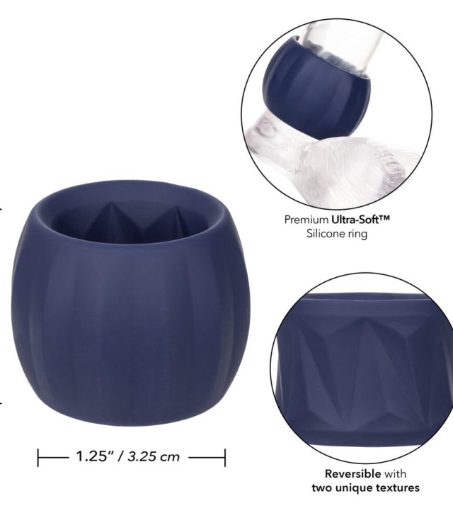 Viceroy Reverse Stamina Silicone Cock Ring - Image 2