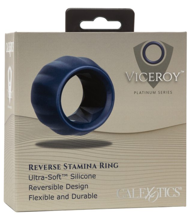 Viceroy Reverse Stamina Silicone Cock Ring - Image 4