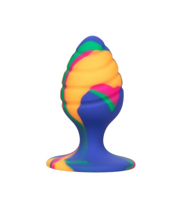 Cheeky Medium Swirl Tie Dye Butt Plug