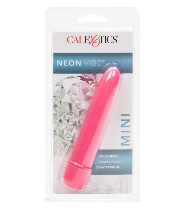 Neon Pink Multi Speed Mini Vibrator - Image 4