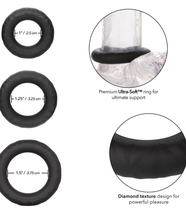 Link Up Ultra Soft Supreme Cock Ring Set - Image 2