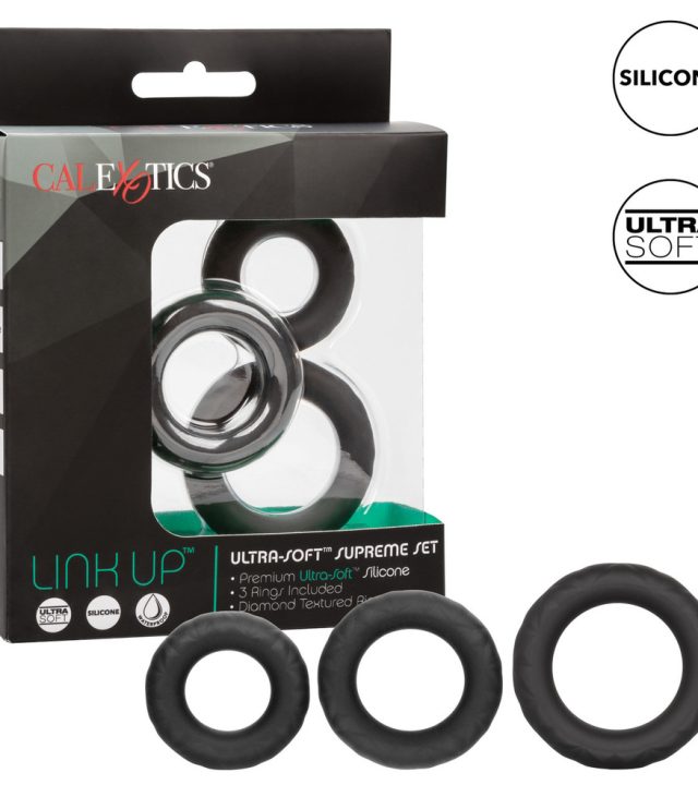 Link Up Ultra Soft Supreme Cock Ring Set - Image 4