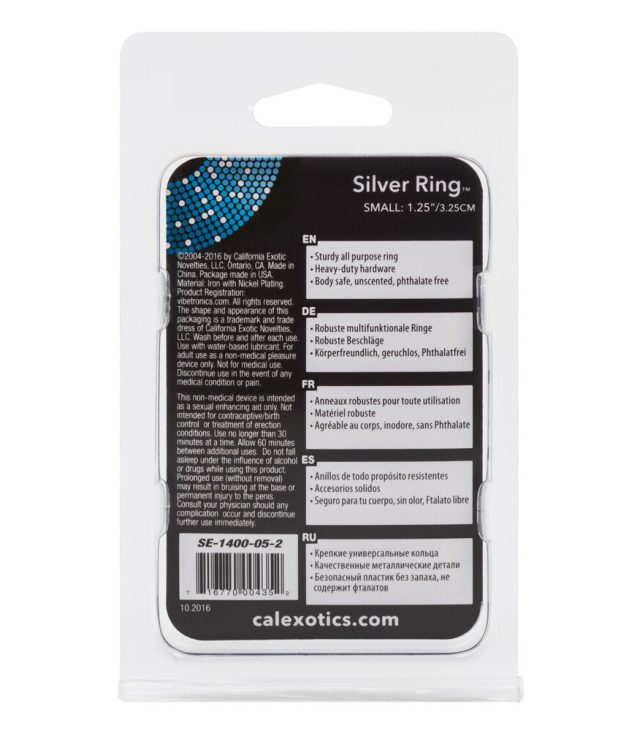 Silver Ring Penis Ring Small - Image 4