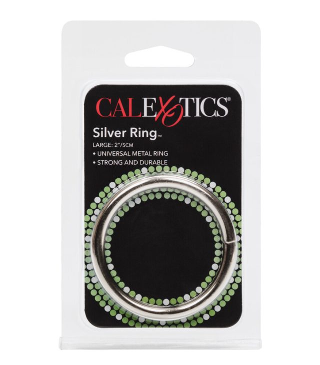 Large Silver Cock Ring - Image 3