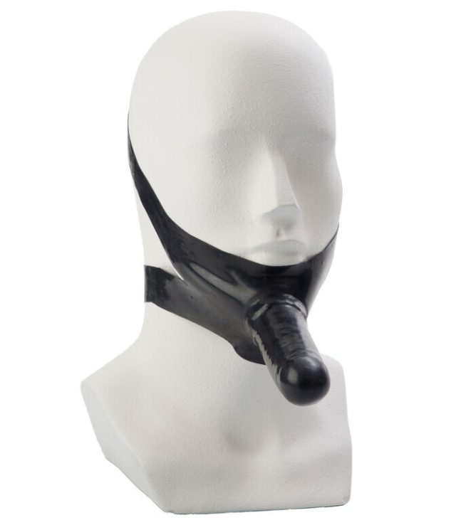 The Accommodator Face Strap On Dildo Black - Image 2