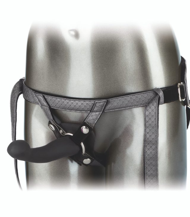 The Royal Vibrating Set Crotchless Strap On Plus Vibrating Probe