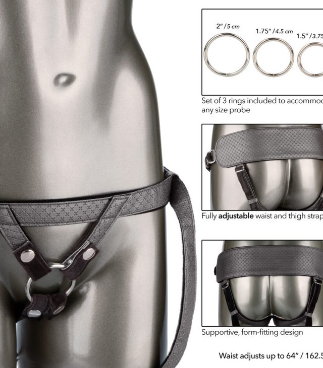 The Royal Vibrating Set Crotchless Strap On Plus Vibrating Probe - Image 2