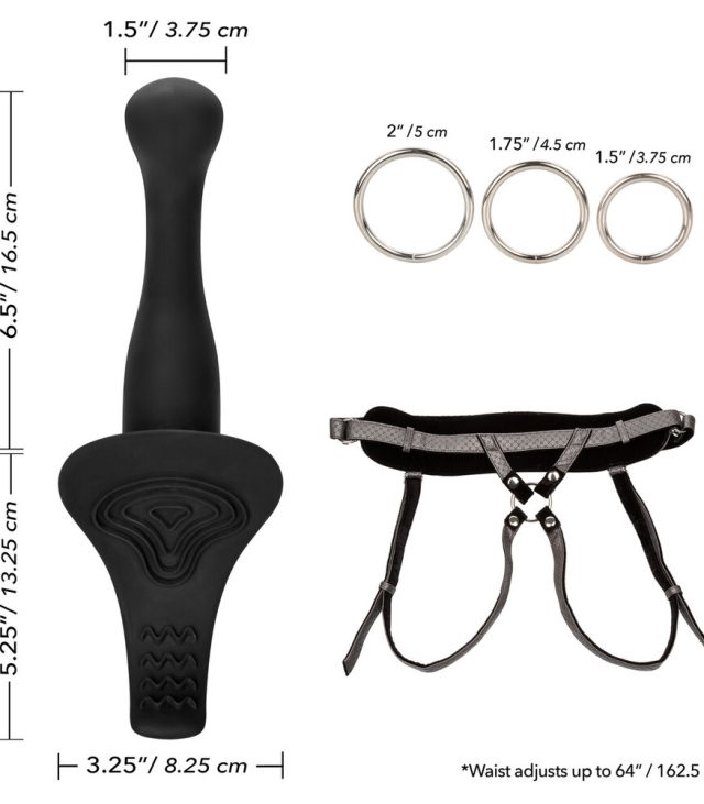 The Royal Vibrating Set Crotchless Strap On Plus Vibrating Probe - Image 4