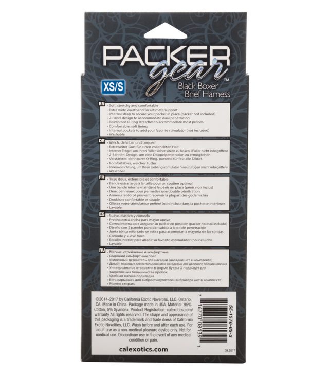 Packer Gear Boxer Harness Black Xtra Small to Small - Image 4