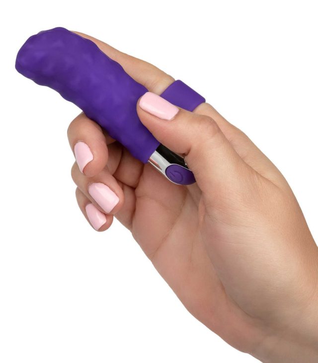 Intimate Play Purple Rechargeable Finger Teaser - Image 2