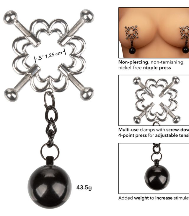 Nipple Grips  4 Point Weighted Nipple Press - Image 2