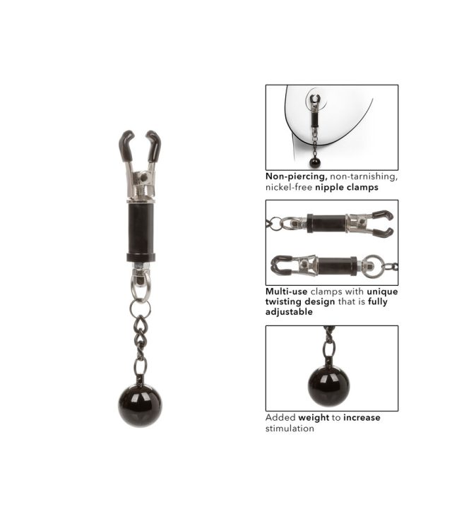 Nipple Grips Weighted Twist Nipple Clamps - Image 3