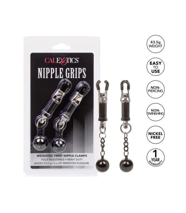 Nipple Grips Weighted Twist Nipple Clamps - Image 4