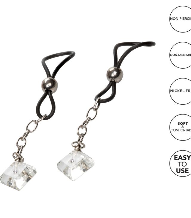 Nipple Play NonPiercing Nipple Jewellery Crystal Gem - Image 3