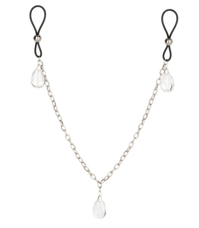 Nipple Play Non Piercing Nipple Chain Jewellery  Crystal