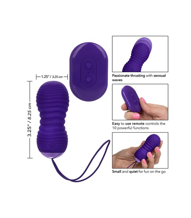 Slay THRUSTME Remote Control Ribbed Bullet - Image 4