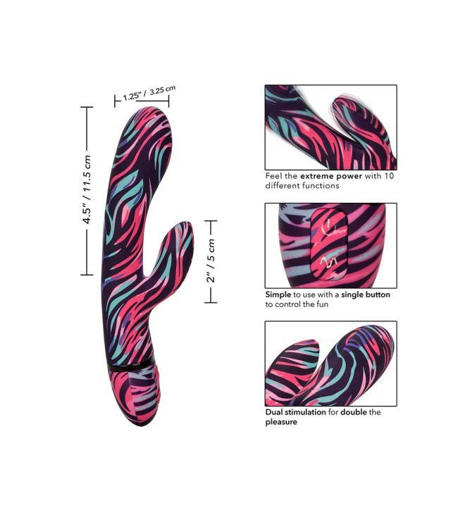 Naughty Bits Menage a Moi Dual Wand Vibrator - Image 4