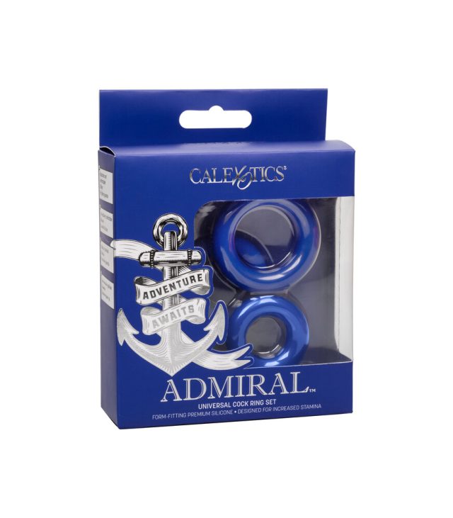 Admiral Universal Cock Ring Set Blue - Image 4