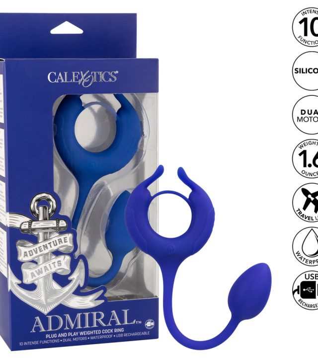 Admiral Weighted Cock Ring and Egg - Image 4